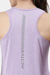 Enamor Snug Fitted Tank - Soft Lilac Mel Act Reflective — thumbnail 9